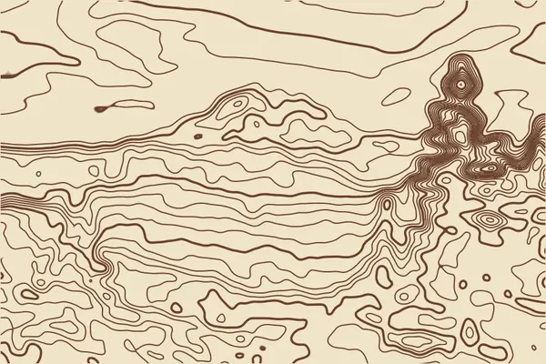 The same view as topographic contour lines